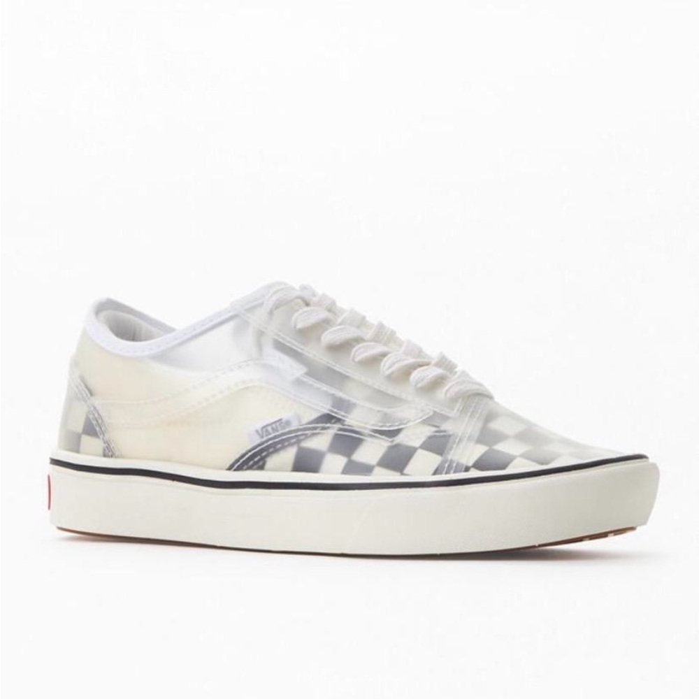 Vans Comfycush Black and White Checkered Shoes